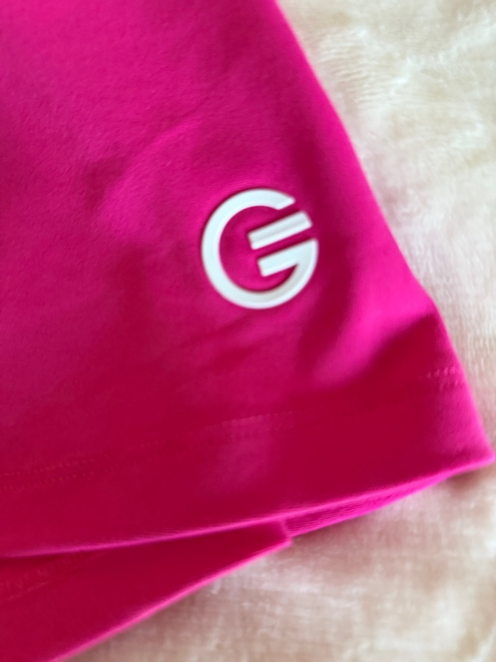 Grrrl High-Waist Hot Pink Women's Biker Shorts Ali/Amenah - Picture 3 of 6